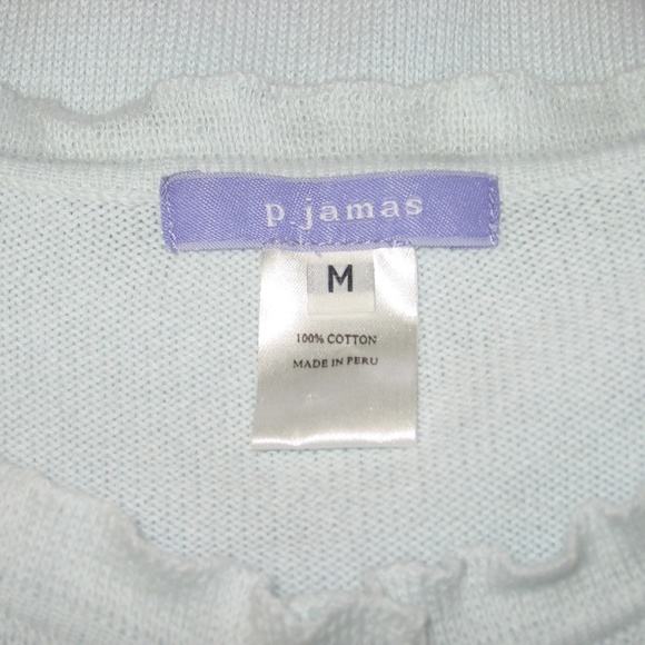 P. JAMES 3/4 Button Front Cotton Sweater M - Picture 5 of 5